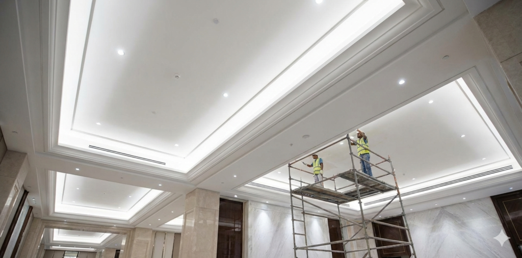 Ceiling Plaster Work Dubai