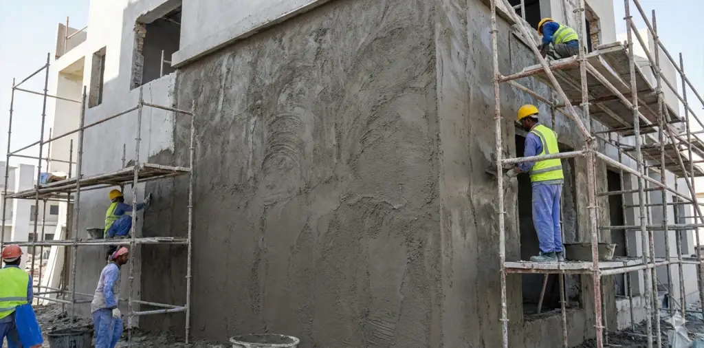 Cement Plaster Work Dubai