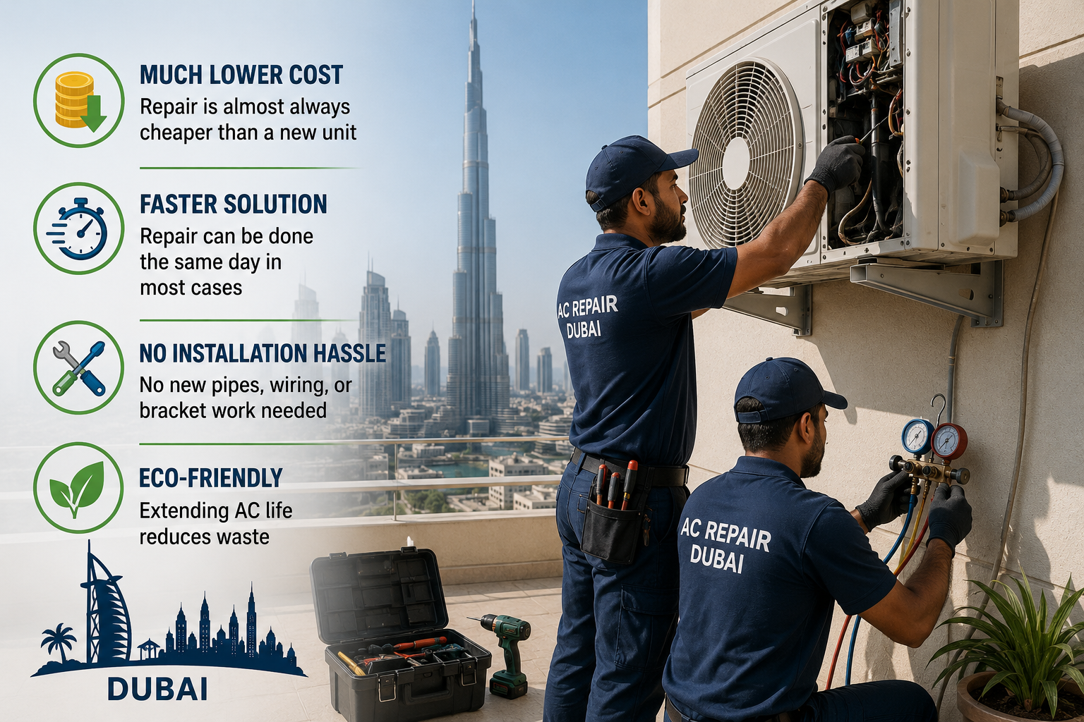 Expert Air Conditioning Repair in Dubai