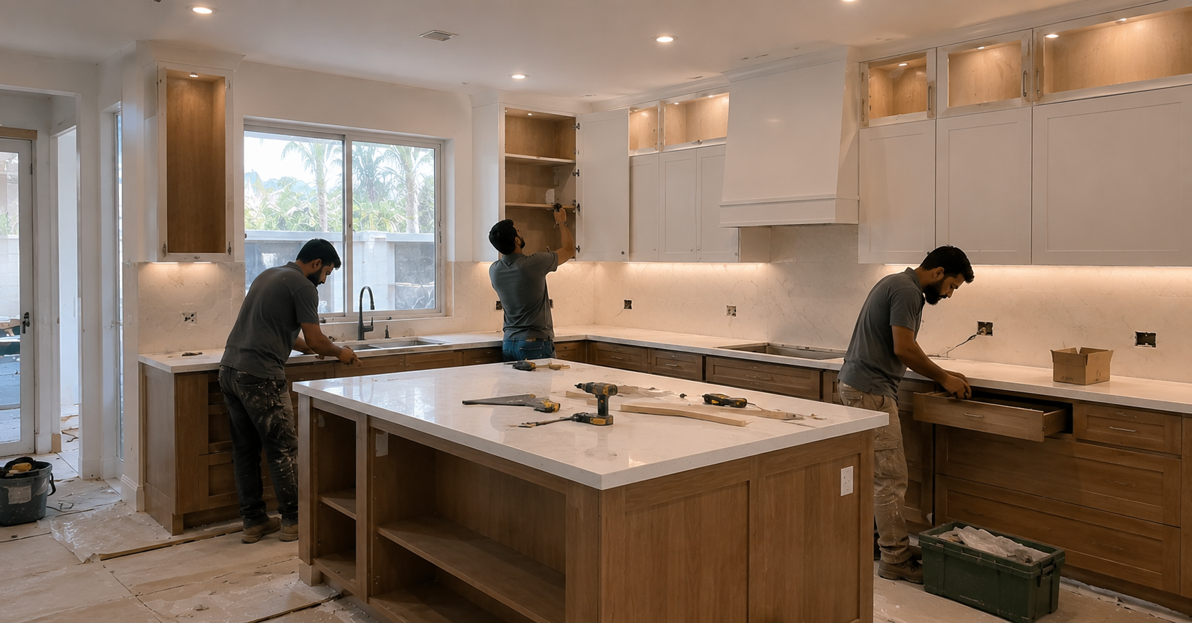 Wooden Kitchen Renovation Jumeirah 3