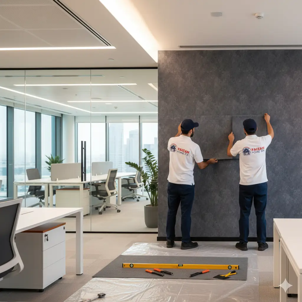 wallpaper fixing dubai
