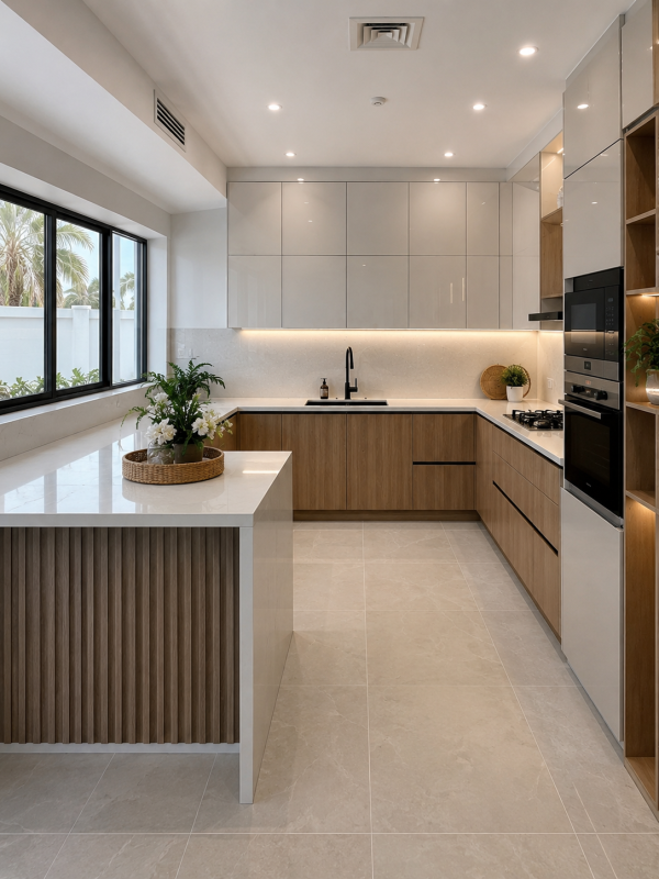 Wooden Kitchen work Jumeirah 3