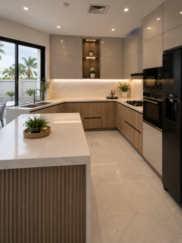 Wooden Kitchen Renovation Jumeirah 3